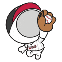 Jump Catch Sticker by LG Uplus