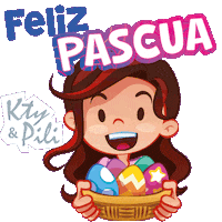 Easter Pascua Sticker by Kty&Pili