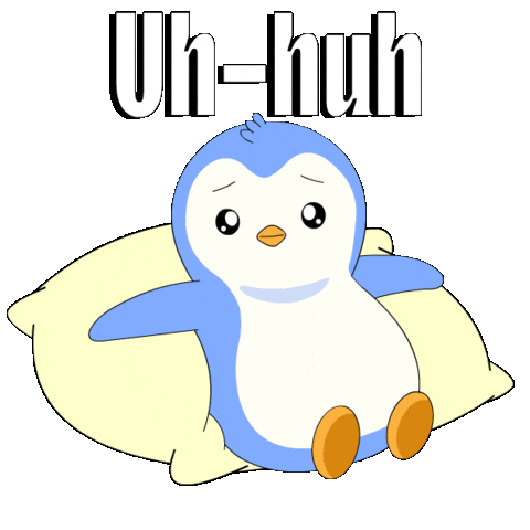 Tired Good Night Sticker by Pudgy Penguins