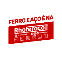 rhoferaco aco ferro ferroeaço rhoferaço Sticker