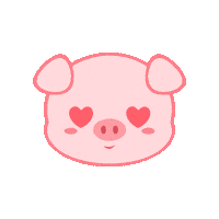 Pig Love Sticker