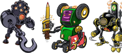 pivovarclock giphyupload robot clock craftbeer Sticker