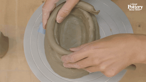 Pot Clay GIF by The Great Pottery Throw Down