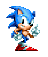 Sonic The Hedgehog Mascot Sticker