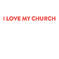 Alexandria I Love My Church Sticker by Calvary Church Alex
