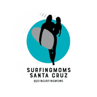 surfingmoms mom community california surf Sticker