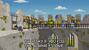 marge simpson castle GIF