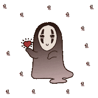 In Love Ghost Sticker
