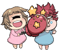 Face Hitting Sticker by Jin