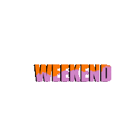 Weekend Sunday Sticker
