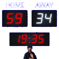 34 Away Sticker