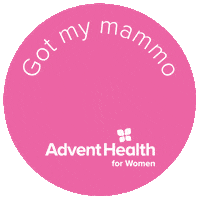 Breast Cancer Health Sticker by AdventHealth