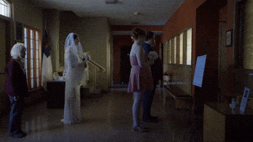 Doors Open Wedding GIF