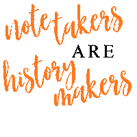 Historymakers Notetakers Sticker by Ghow