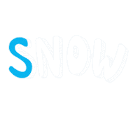 Timetravelsclub blue snow winter snowing Sticker