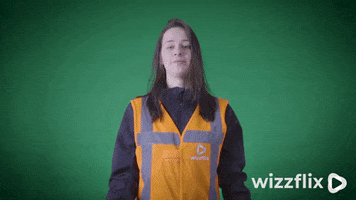 Wizzflix_ green good job whatever hospitality GIF