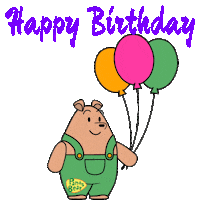 Happy Birthday Sticker