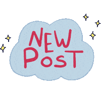 New Post Bling Sticker