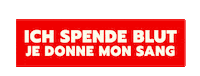 InterregionaleBlutspendeSRK heart blood hero sang Sticker