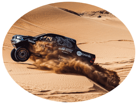 Dakar Rally Desert Sticker by Benediktas Vanagas