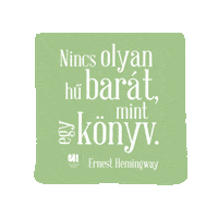 21szazadkiado konyv hemingway idezet 21szazadkiado Sticker