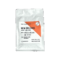 New Orleans Coffee Bag Sticker by Coast To Coast Coffee