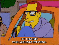 Season 7 Laughing GIF by The Simpsons