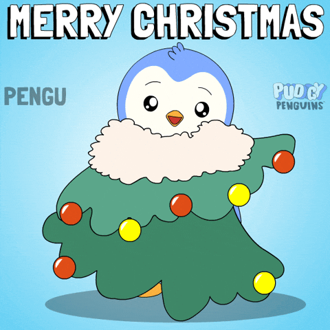 Merry Christmas GIF by Pudgy Penguins