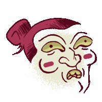 Angry Japan Sticker