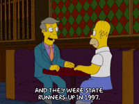 homer simpson smile GIF