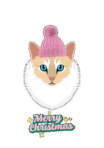 Cat Dog Sticker by Melina Bucher