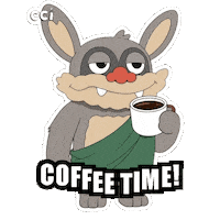 Good Morning Coffee Sticker