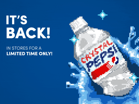 clear cola crystal pepsi GIF by Pepsi