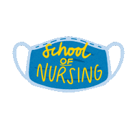 uclanursing mask bruins bruin nursing school of nursing Sticker