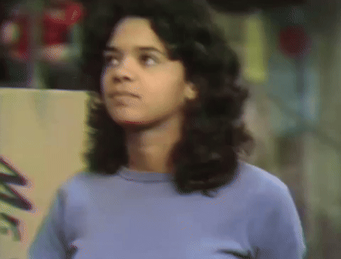 Maria on Sesame Street says, "huh?"