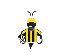 Bee Sticker by luebwolters