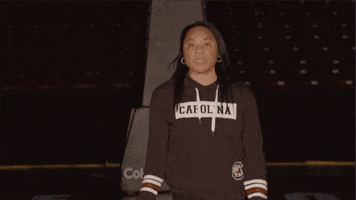 dawn staley hair flip GIF by gamecocksonline