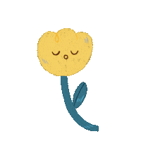 Amay_jpeg happy illustration flower drawing Sticker