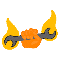 Burning On Fire Sticker
