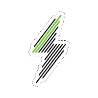 Lightningbolt Sticker by Charge Fitness