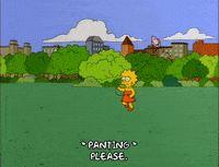 flying lisa simpson GIF