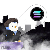 Crypto Penguin Sticker by Pudgy Penguins