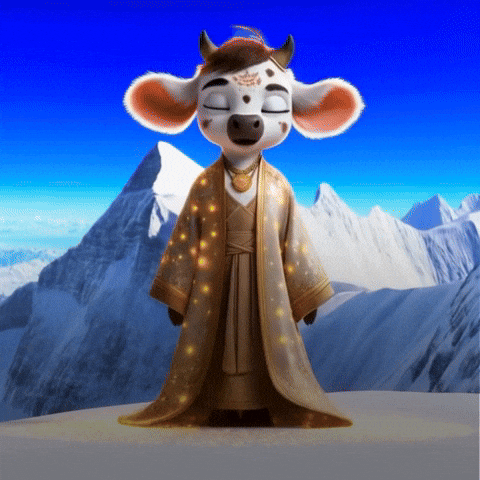 moosiahzen giphyupload cow mountains feel GIF