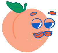 Wink Fruit Sticker by Ece