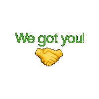 Grawewohnen handshake handschlag we got you grawe Sticker