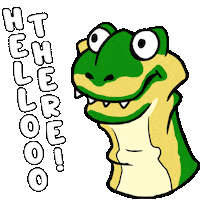 motleykingdom dinosaur hello there animal kingdom dak Sticker