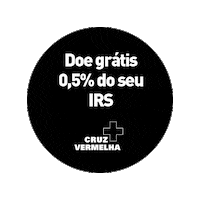 cruzvermelhaportuguesa solidariedade irs cruz vermelha cruz vermelha portuguesa Sticker