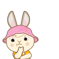 Confused Bunny Sticker by familiesforlife.sg