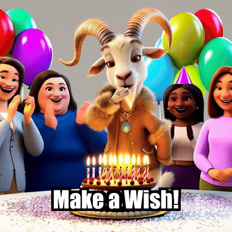 Make A Wish Party GIF by Radiantelope