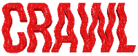 TheCrawlMovie typography weird lettering fresh Sticker